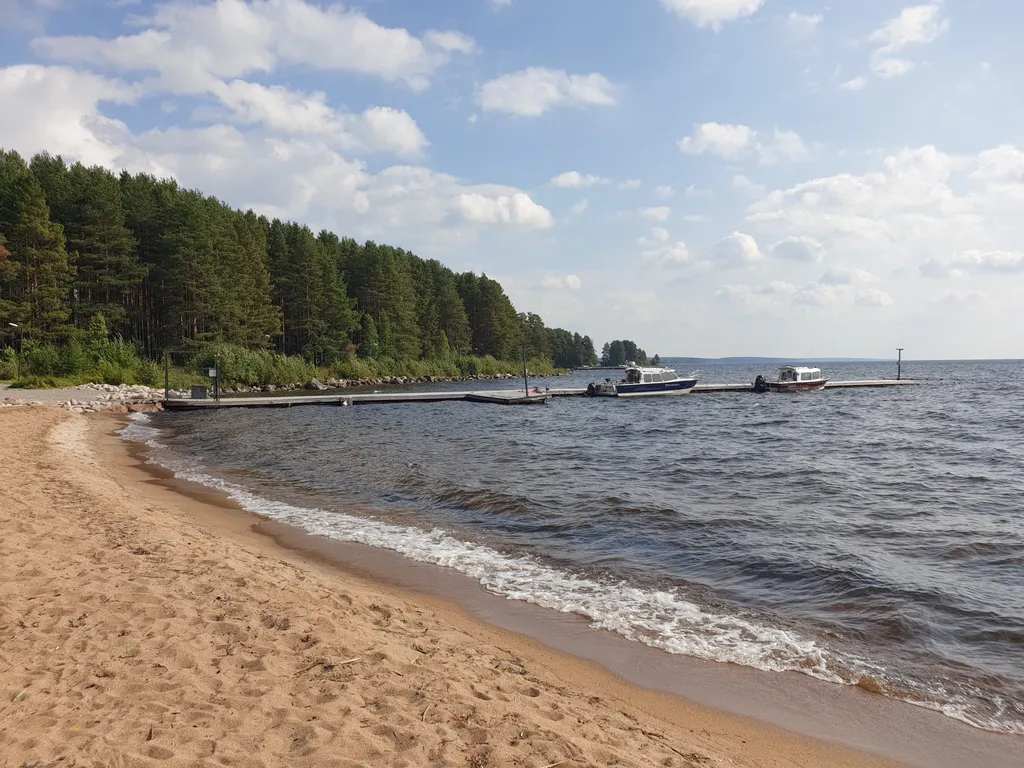 Номер в гостевом доме ранта в сосновом бору 50 м от онежского озера