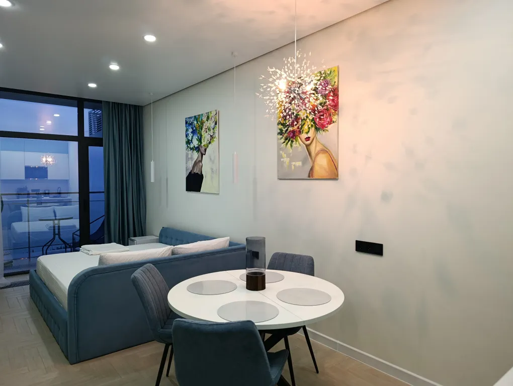 Квартира Дизайнерская студия ls-lux-fly sky лучший вид на море с 16 этажа — аренда посуточно в Алушта