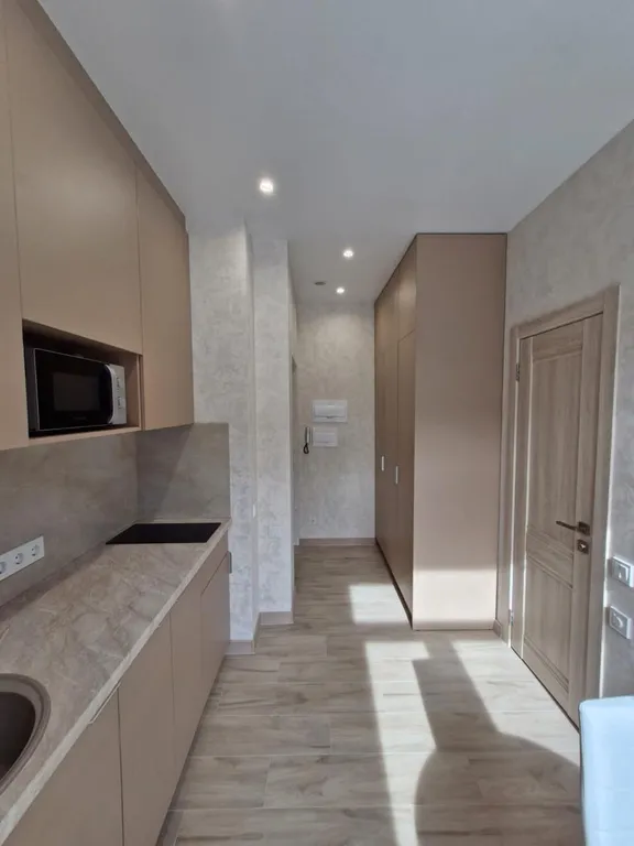 Студия на 5 человек с балконом и кухней