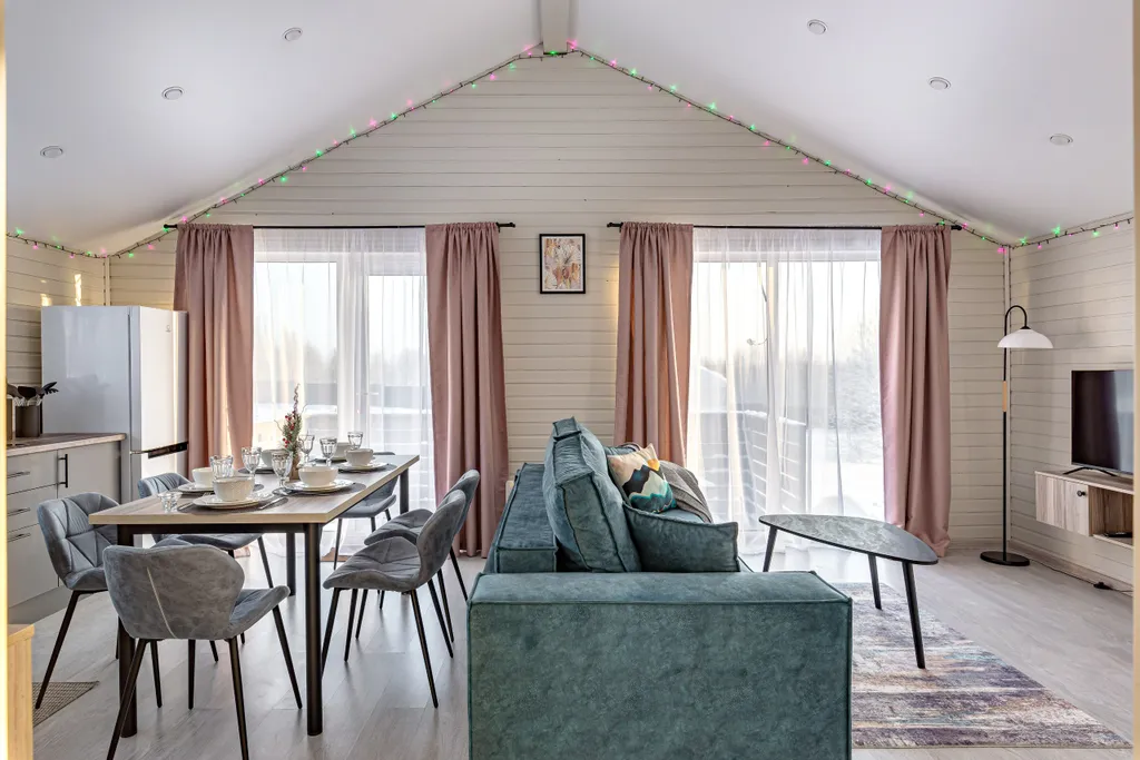 Дом в поселке у водохранилища: все удобства для комфортного отдыха