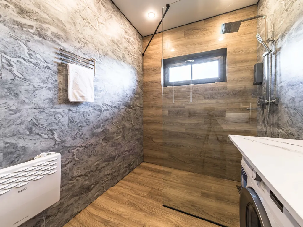 Коттедж Уютный современный дом с чаном вблизи елового леса — Черемыкино