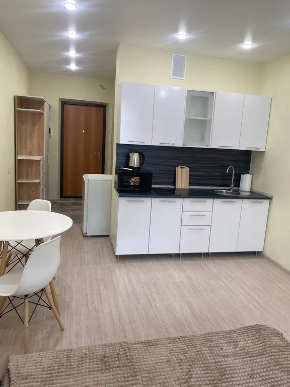 Светлая студия со всеми условиями для комфортного проживания