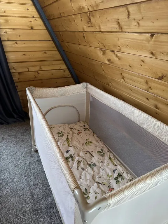 Большой а-фрейм с панорамной сауной и ванной