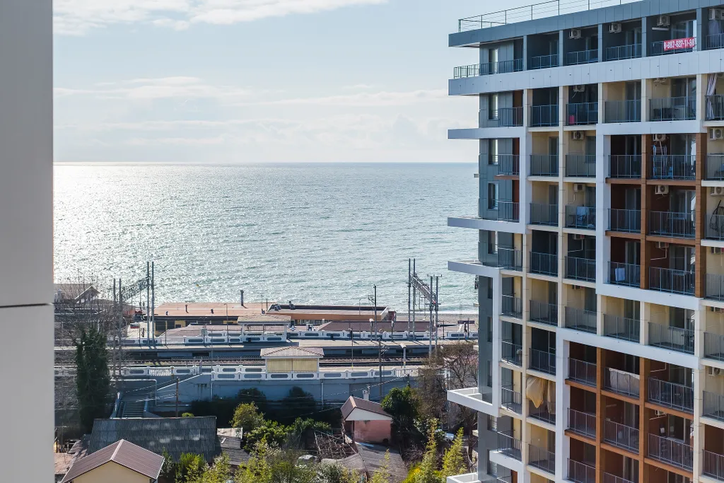 Евродвушка, балкон, вид на море