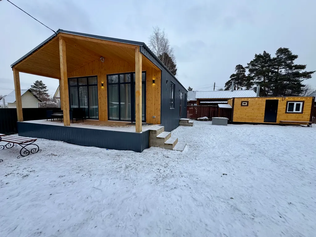 Уютный загородный дом с баней