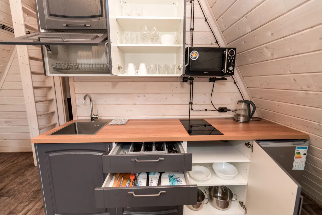 А фрейм 2 c видом на лес