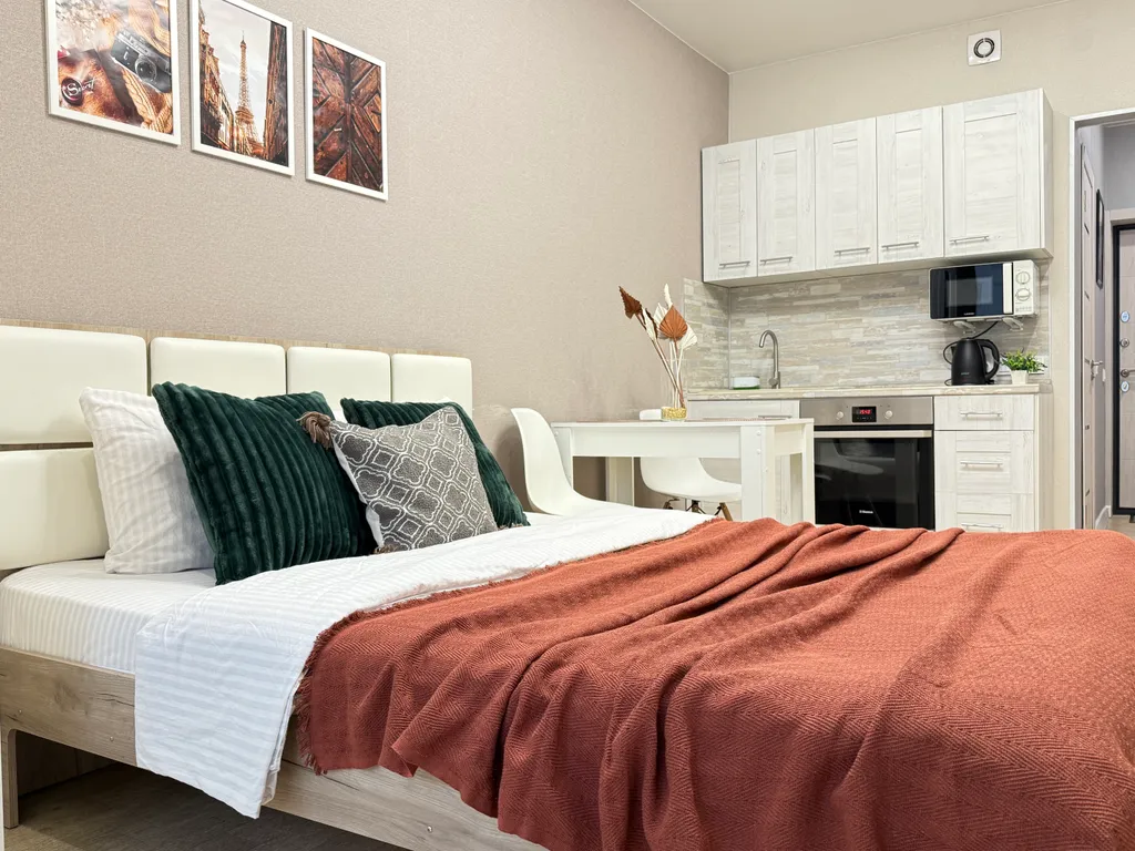 Квартира Квартира Уютная студия на набережной — Красноярск