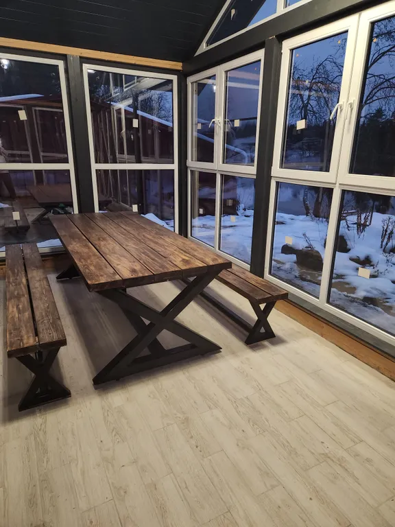 Дом-баня на берегу озера