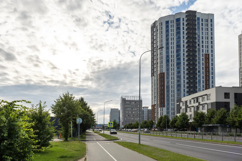 Квартира с панорамным видом на город в ЖК Калининград Сити