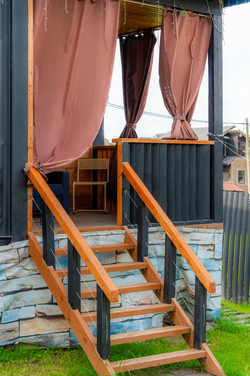 Скандинавский дом с баней