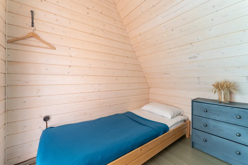 Коттедж Уютный треугольный дом с камином и чаном — Можайск