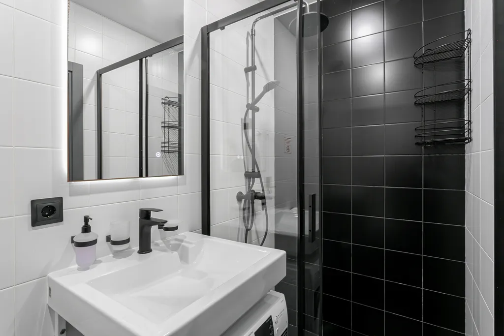 Квартира Квартира Студия в ЖК Park side в монохромном стиле — Санкт-Петербург