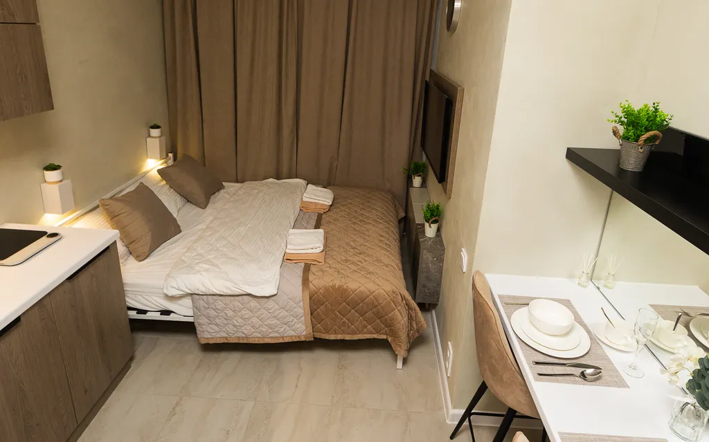 Уютная студия рядом с лесопарком