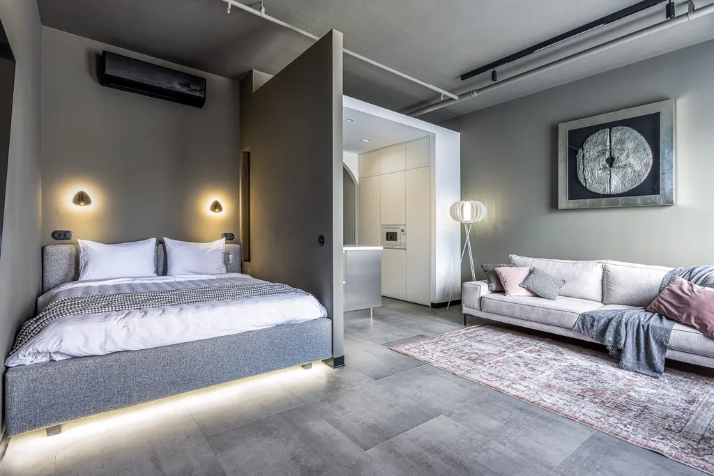 Квартира Квартира Премиум апартамент Графит у метро Автозаводская — Москва