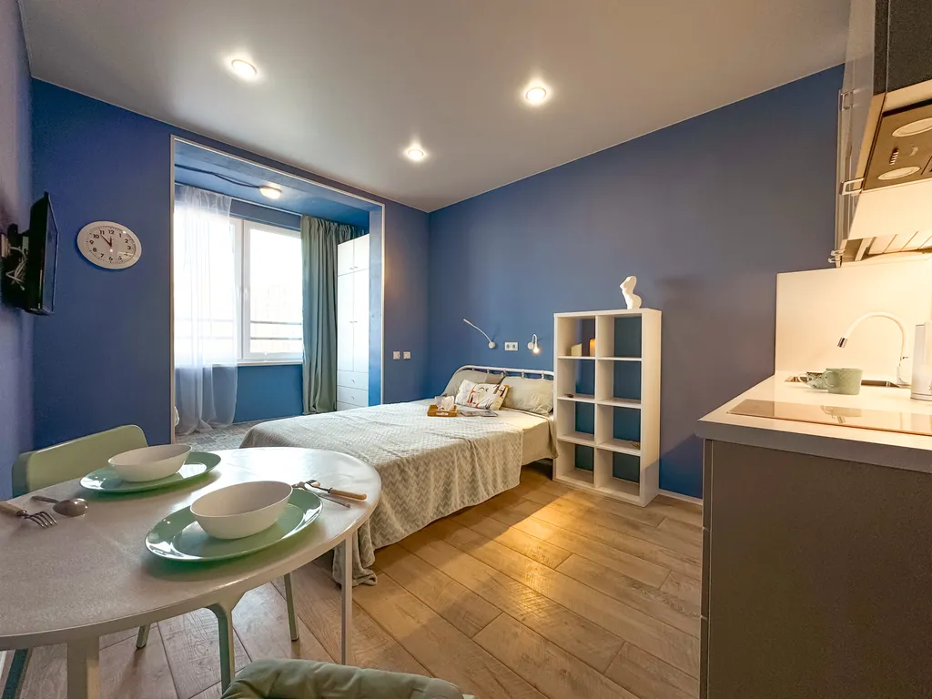 Квартира Квартира Измайловский Blue — Санкт-Петербург