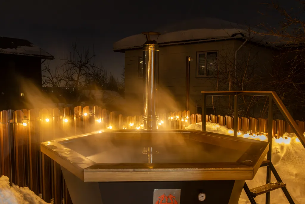 Уютный дом с чаном для большой компании