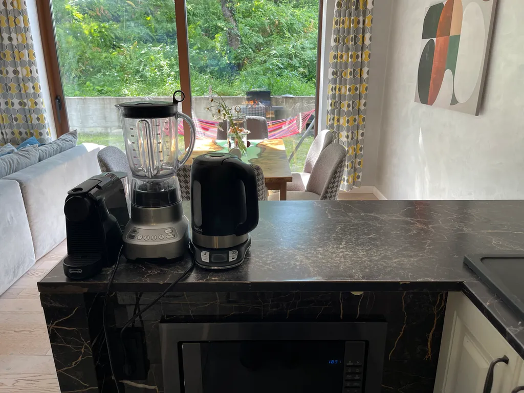 Уютный дом с баней, чаном и видом на горы