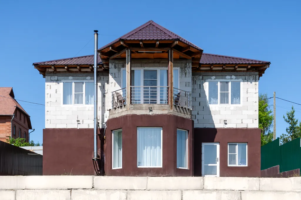 2х этажный коттедж с сауной и красивым видом на город