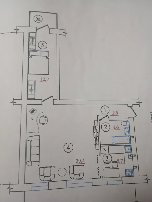 Квартира в тихом курортном центре