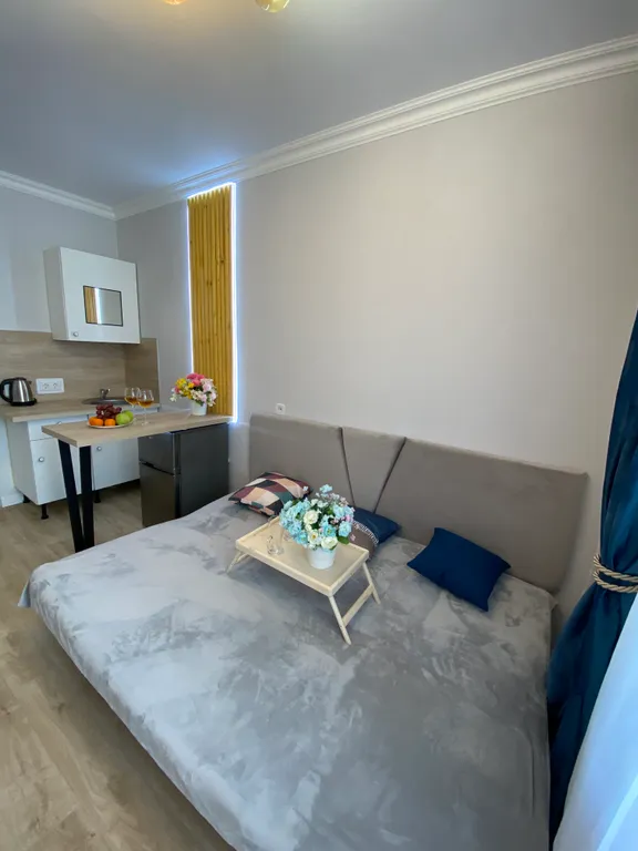 Уютная студия с балконом