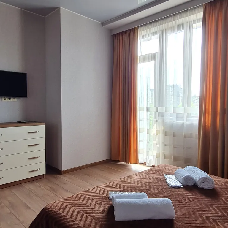 Студия в Гонио с видом на сад и горы, 10 минут до моря