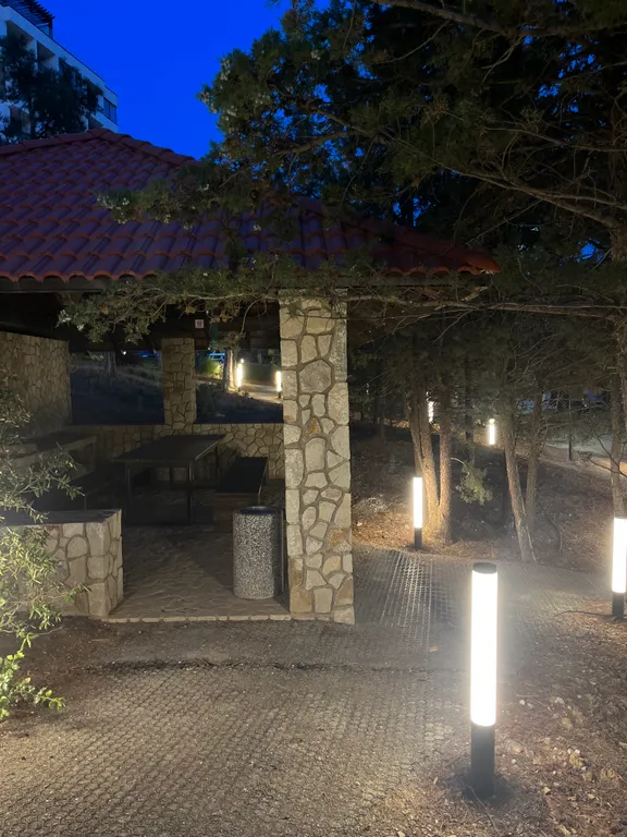 Квартира-студия в окружении хвойного леса и гор.