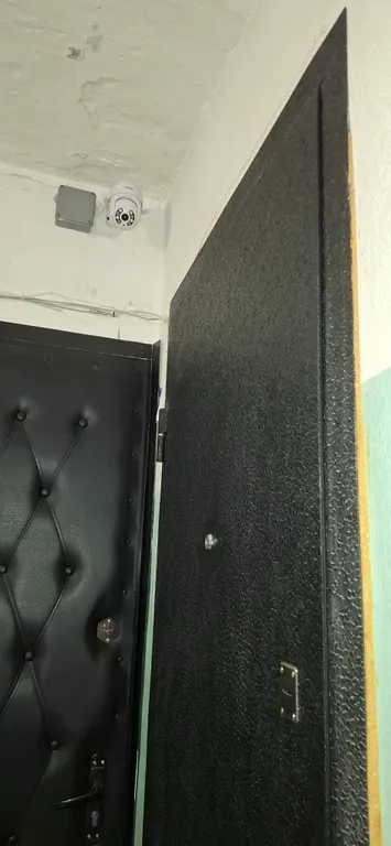 Уютная однокомнатная квартира в спокойном районе, с кроватью и диваном