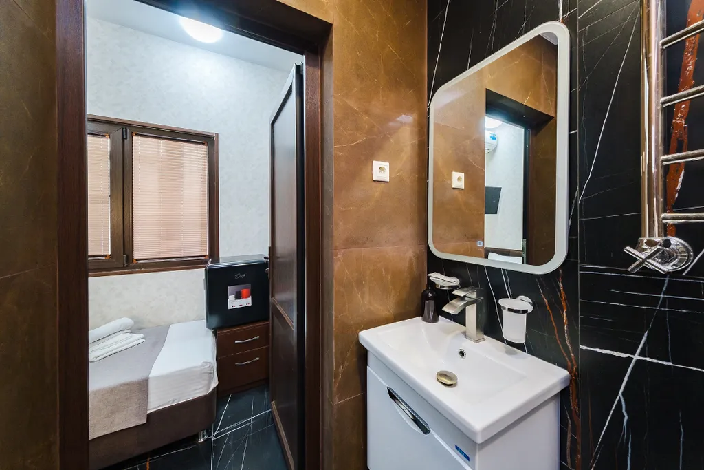 Двухместный бюджетный номер с двумя раздельными кроватями