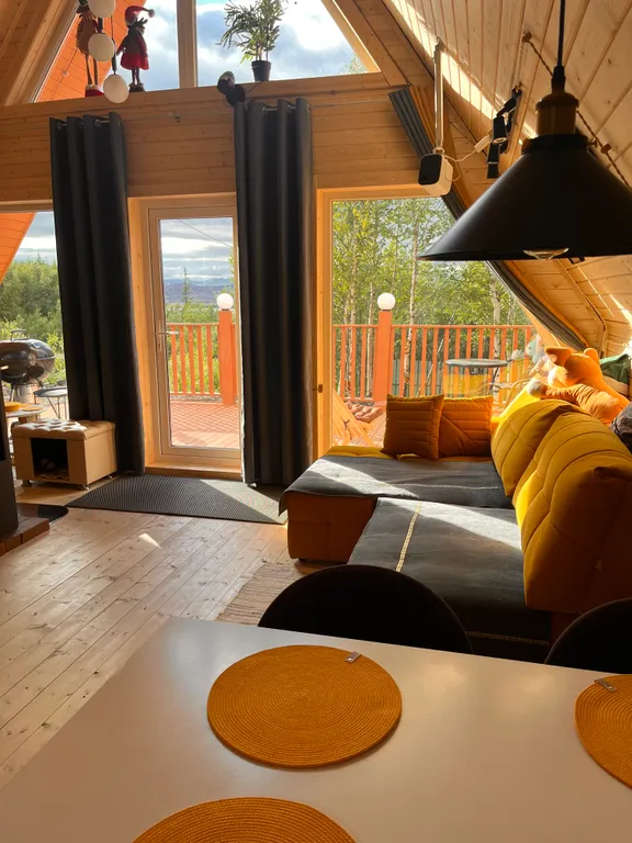 Домик а-фрейм на участке 10 соток