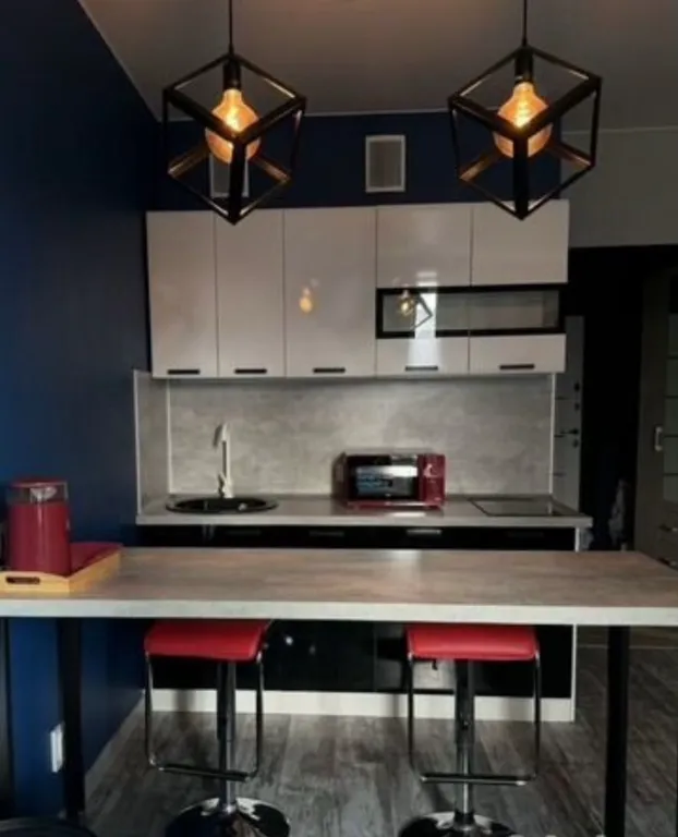 Апартаменты Blue Sky с дизайнерскими ремонтом и выдержанным стилем