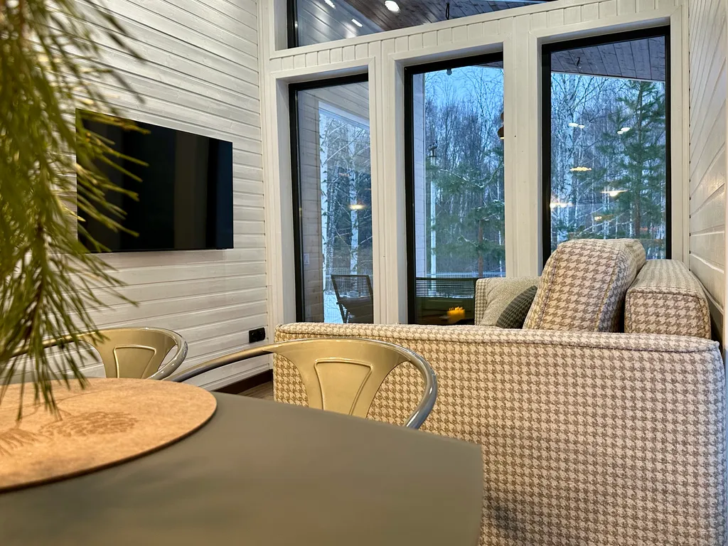 Happy Dacha стильный барнхаус с баней возле Иннополиса