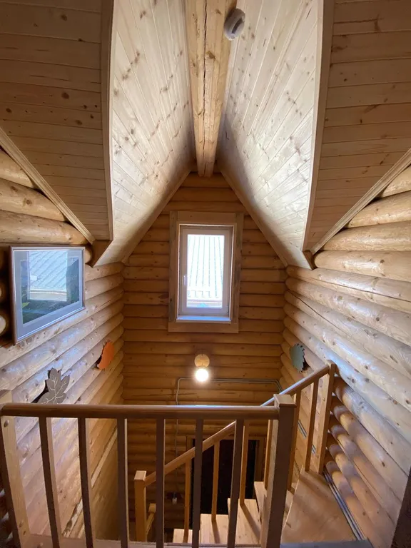 Экологический дом - сруб на побережье Балтийского моря