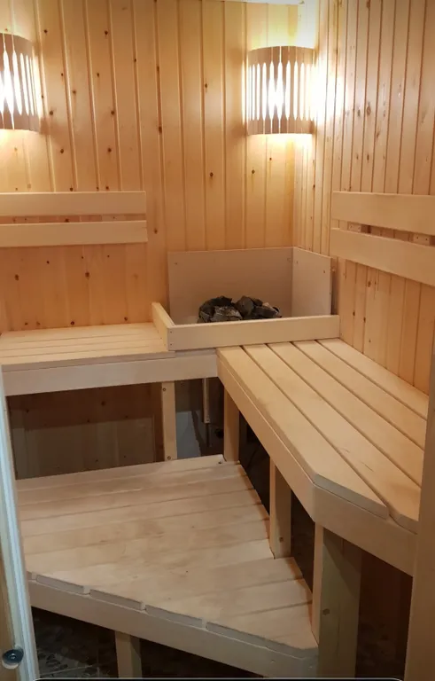 Студия с сауной в Коттедже с мангалом на территории, 10 минут от центра