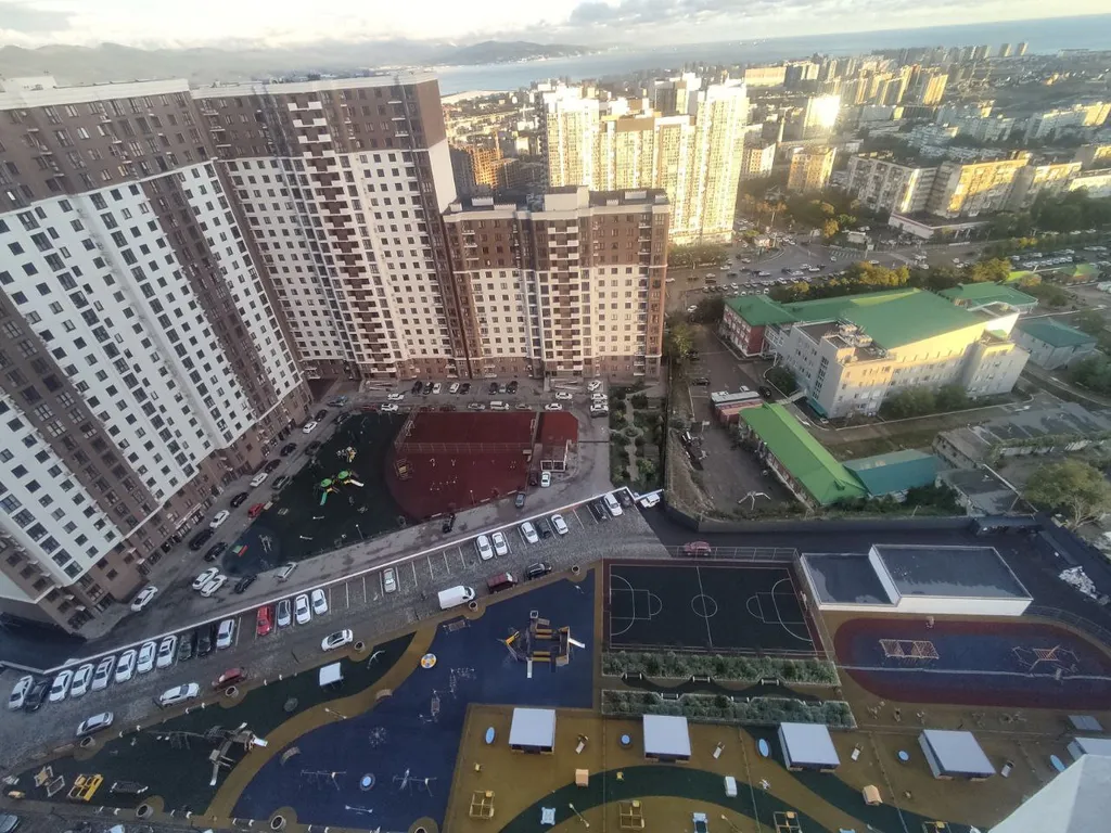 Студия с видом на море