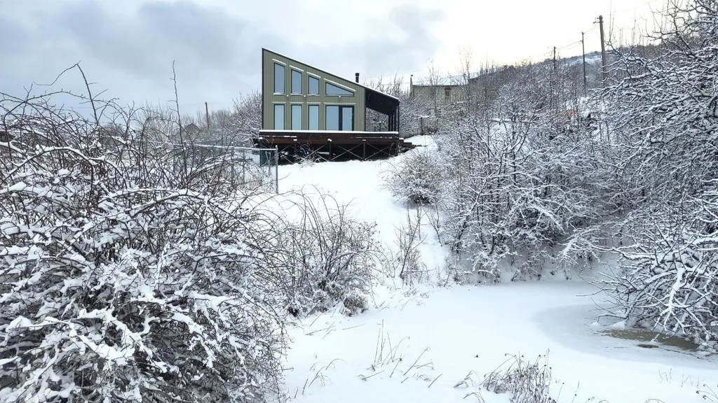 Уютная дача с фантастическими видами и купелью на дровах