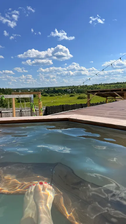 Дом 55m2 — чан, кухня, уединение
