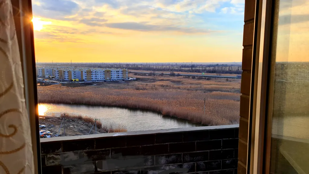 Евродвушка с видом на реку