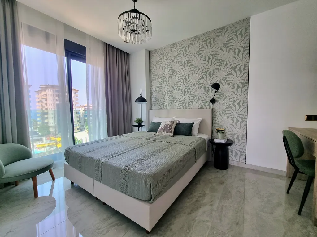 Квартира Апартаменты с одной спальней в премиальном комплексе рядом с морем — аренда посуточно в Аланья