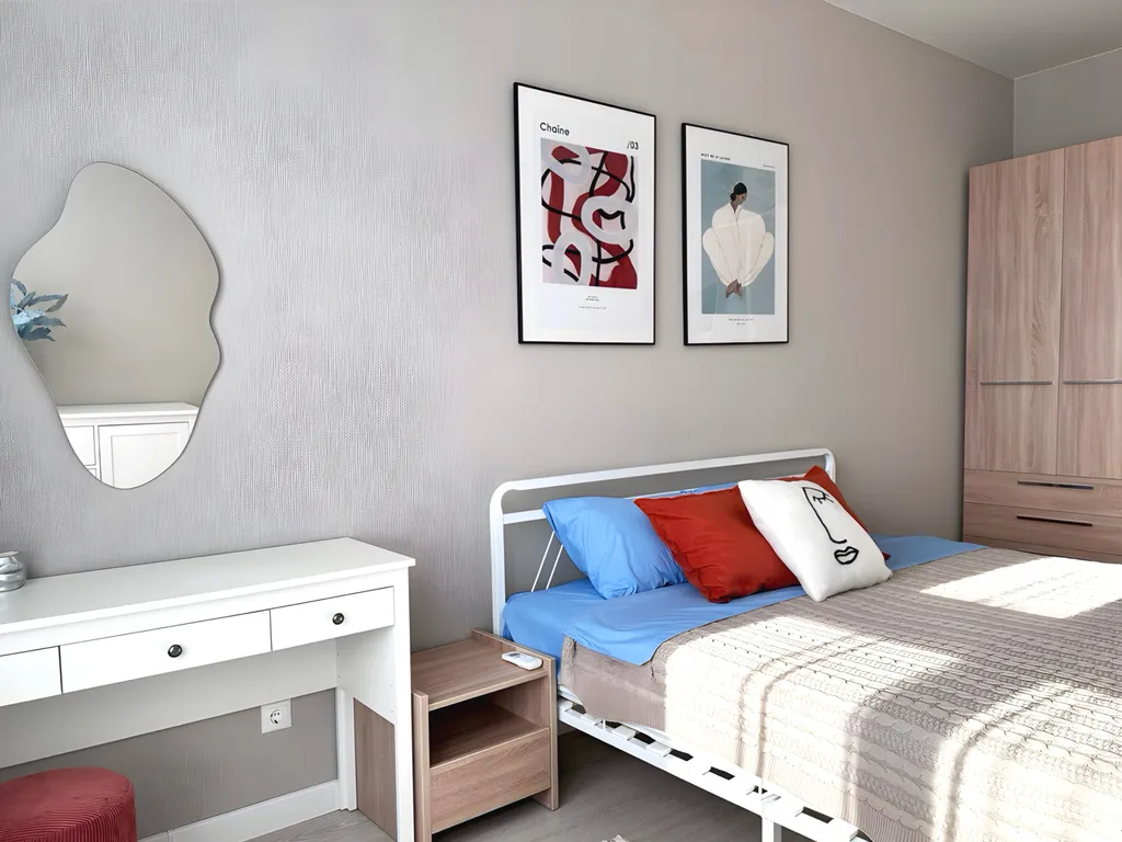 Стильная 2-комнатная квартира для большой компании