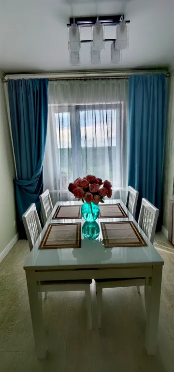 Просторная квартира с видом на закат