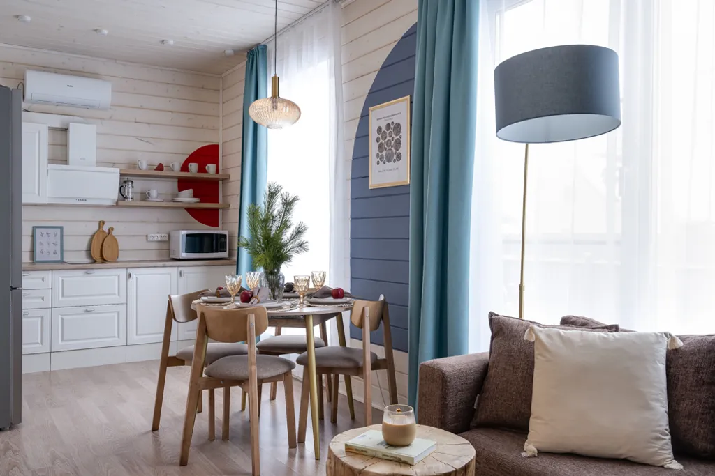 Новый год в кругу самых близких, в самом уютно доме в стиле аля-рус