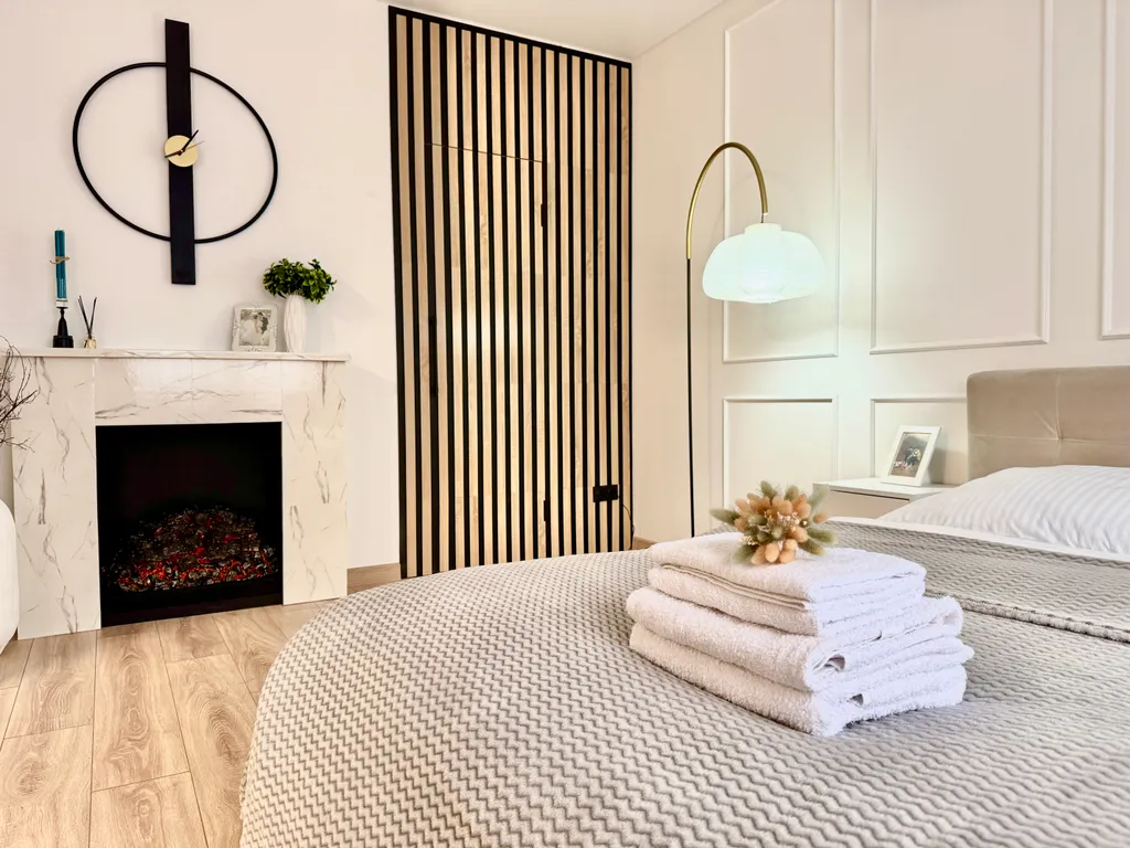 1-комнатная квартира с камином и двумя санузлами