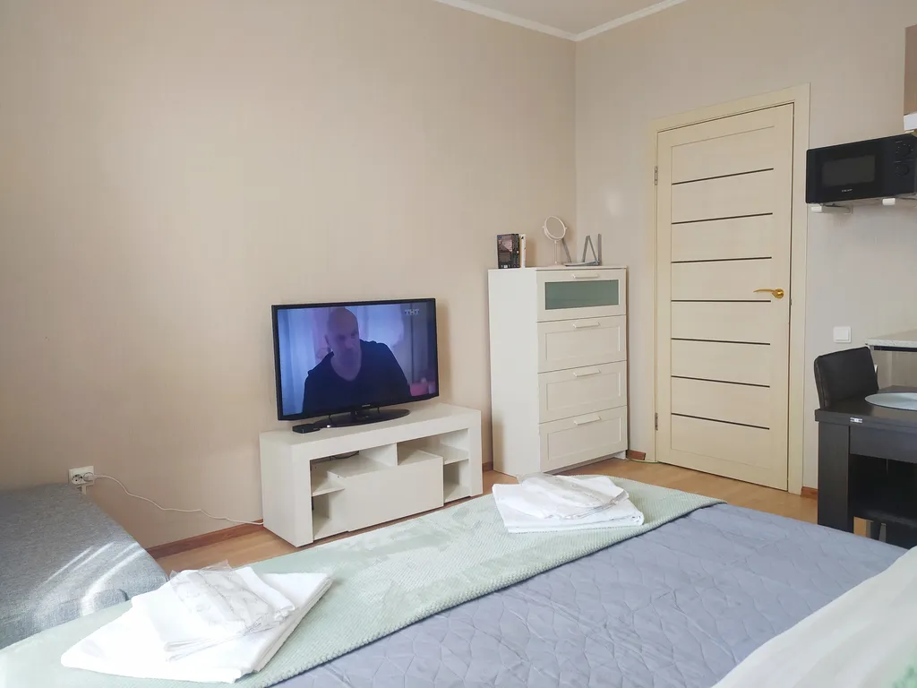 Апартаменты с панорамным балконом для отдыха семьей и командированных