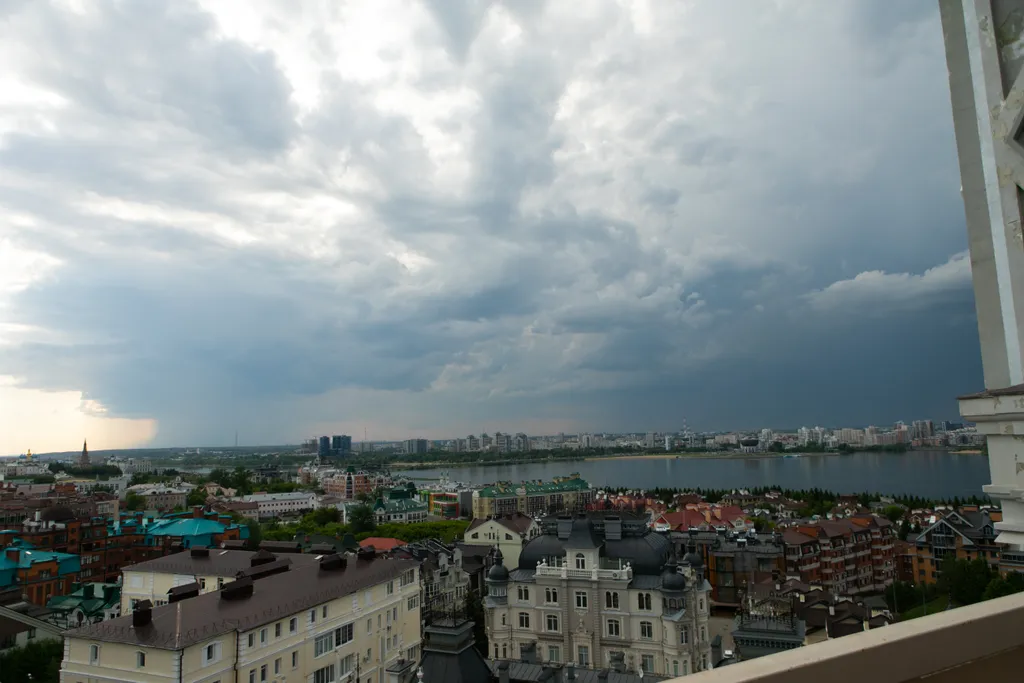 Апартаменты с терассой и с красивым видом на город