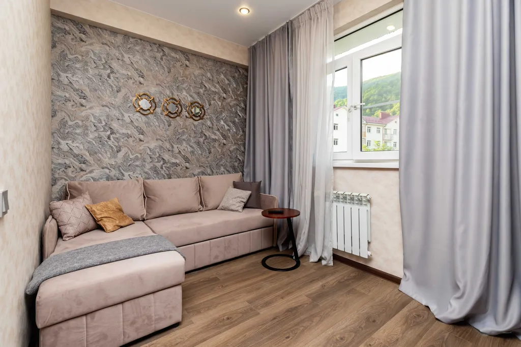 Теплая 4-к квартира у подъемника, Красная Поляна