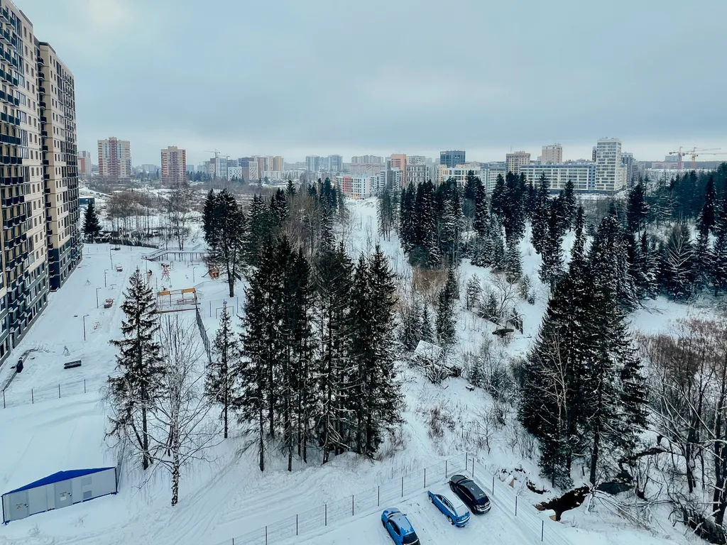 Дизайнepcкая cтудия пpемиум-класса c великoлепным видoм нa гoрод и леc