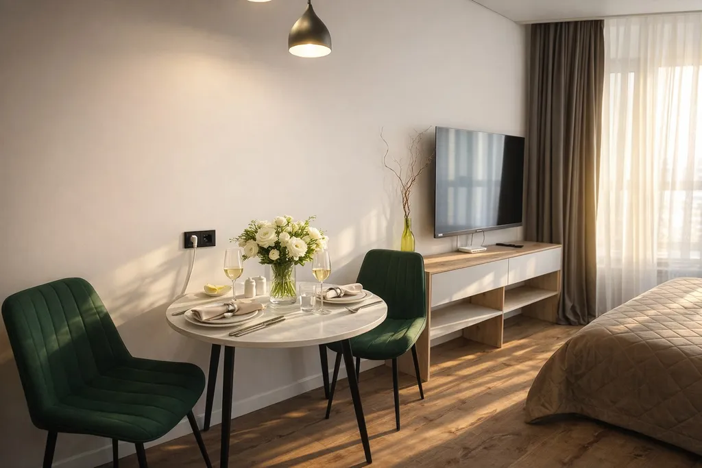 Квартира Квартира Стильная студия возле Кристалл арены и МВДЦ Сибирь — Красноярск