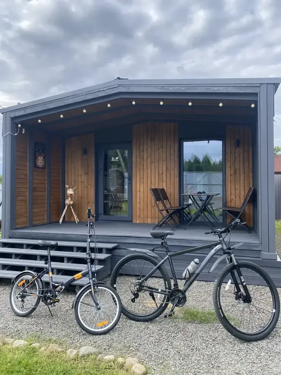 Дом 40m2 — чан, кухня, закрытая территория