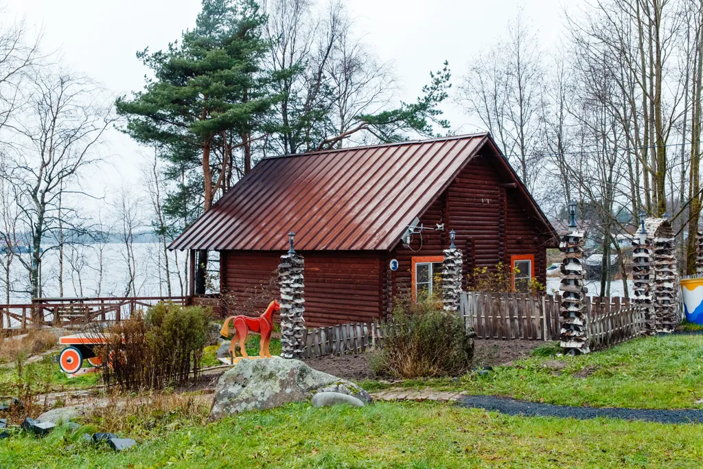 Коттедж Уютный, комфортный для проживания на берегу озера, в зелени и тишине — аренда посуточно в Питкяранта