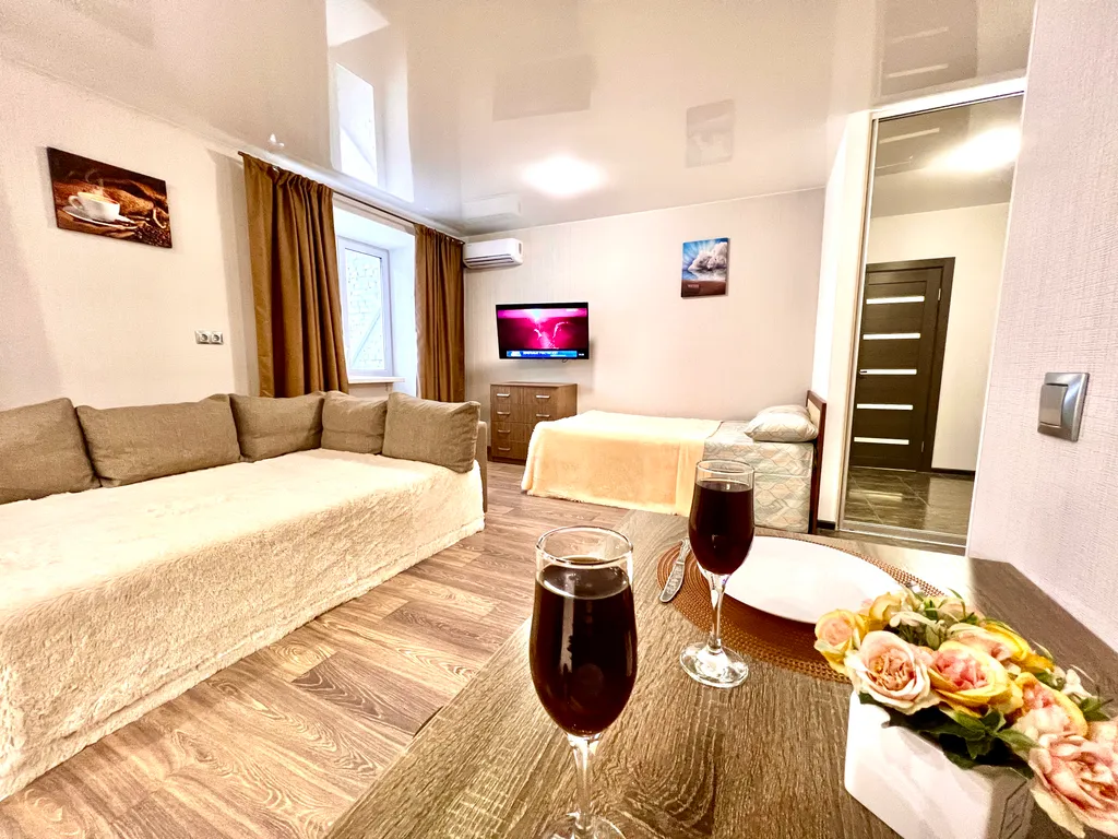 Квартира Квартира Уютная студия в ЖК Изумрудный — Самара